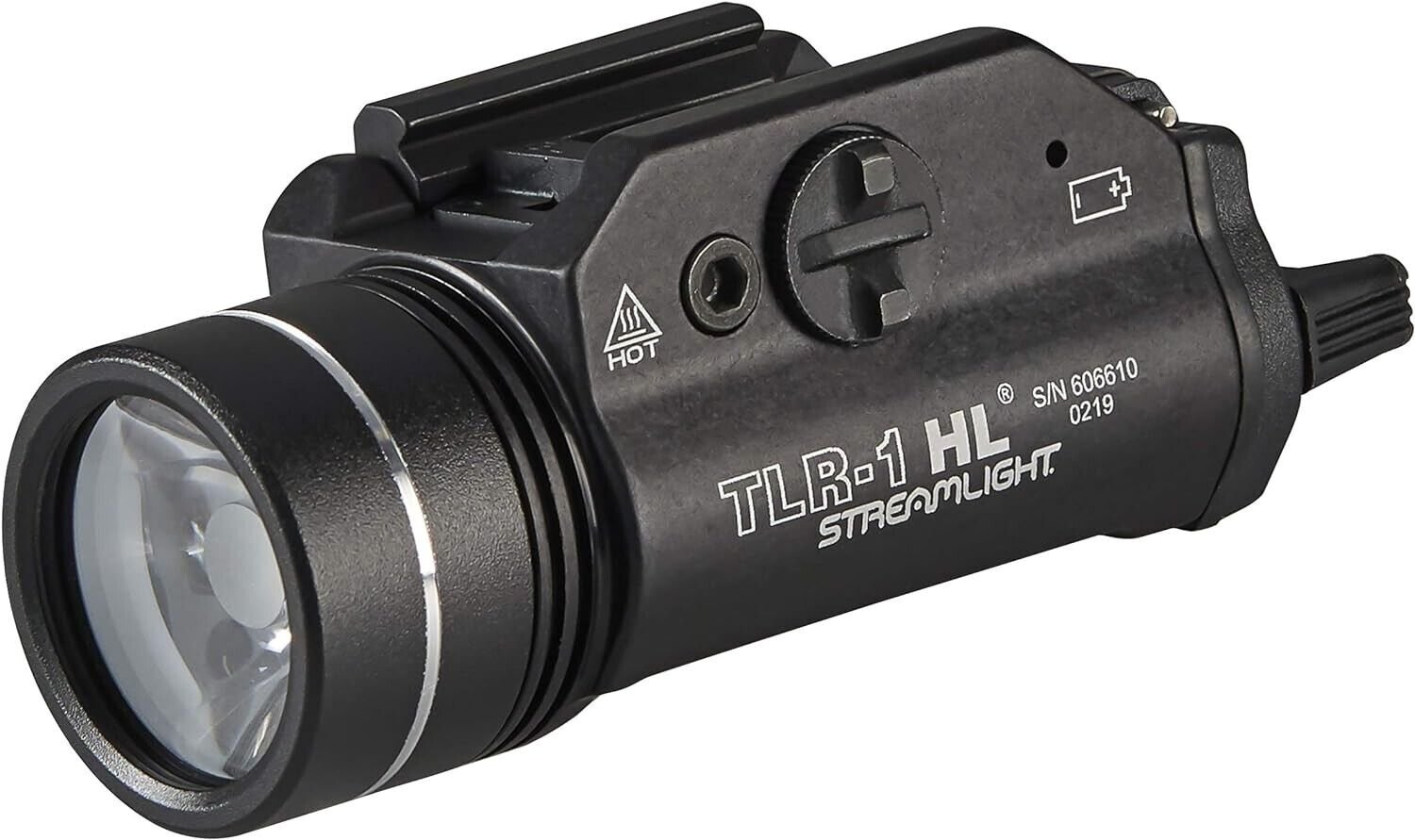 Streamlight TLR-1 HL 1000-Lumen Weapon Light w/ Rail Key & Battery 69260 Black Main Image